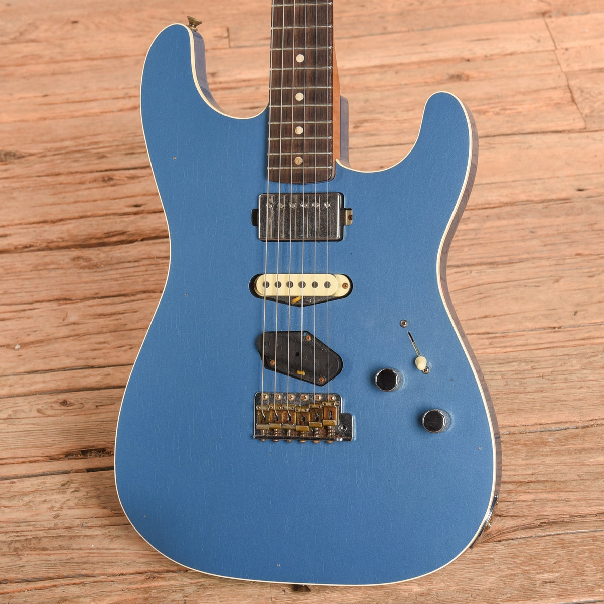 Fender Custom Shop GC HST Stratocaster Journeyman Relic Lake Placid Blue 2021 - View 2 | MusicMarket