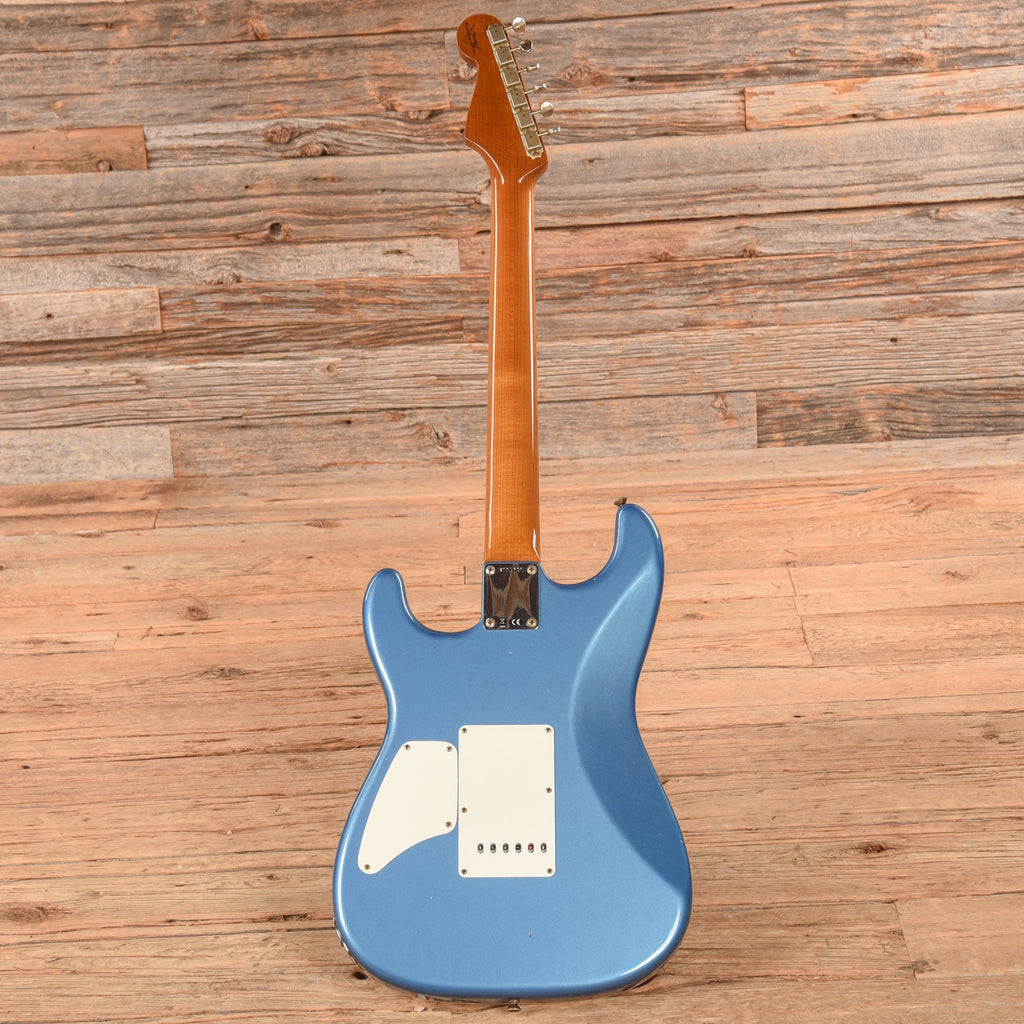 Fender Custom Shop GC HST Stratocaster Journeyman Relic Lake Placid Blue 2021 - View 5 | MusicMarket