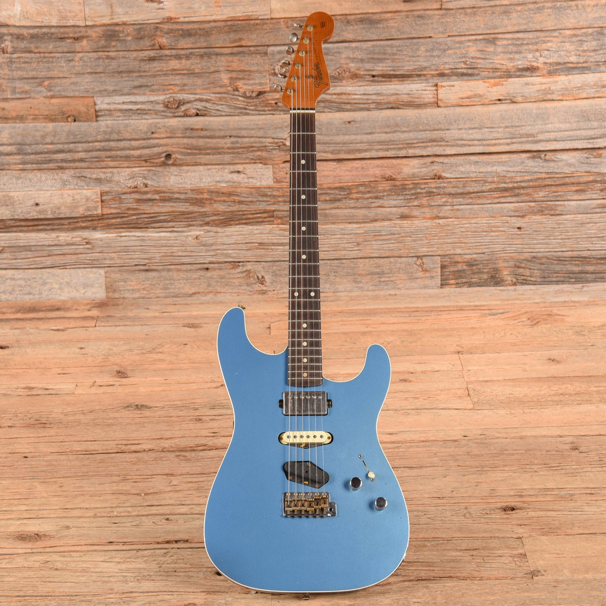 Fender Custom Shop GC HST Stratocaster Journeyman Relic Lake Placid Blue 2021 - View 4 | MusicMarket