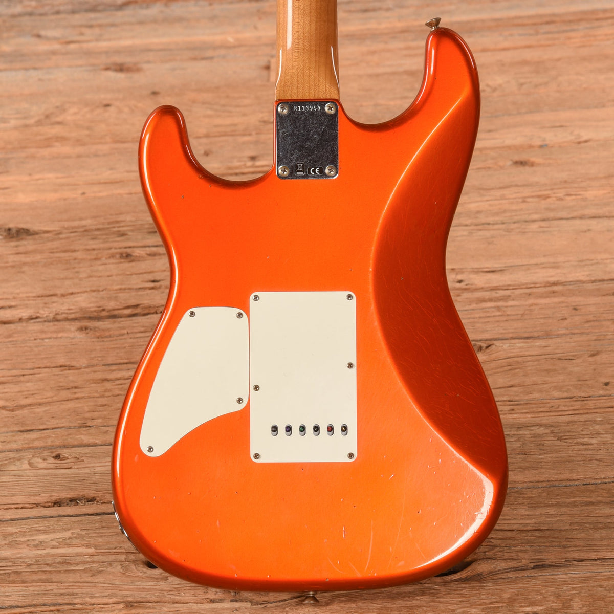 Fender Custom Shop GC Stratocaster Journeyman Relic Candy Tangerine 2021 - View 3 | MusicMarket