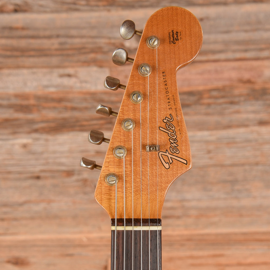 Fender Custom Shop GC Stratocaster Journeyman Relic Candy Tangerine 2021 - View 6 | MusicMarket