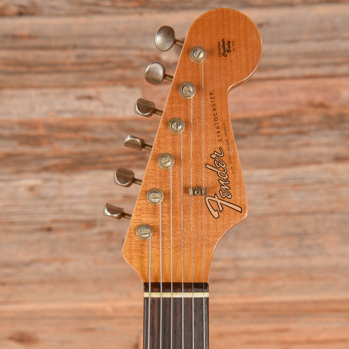 Fender Custom Shop GC Stratocaster Journeyman Relic Candy Tangerine 2021 - View 6 | MusicMarket
