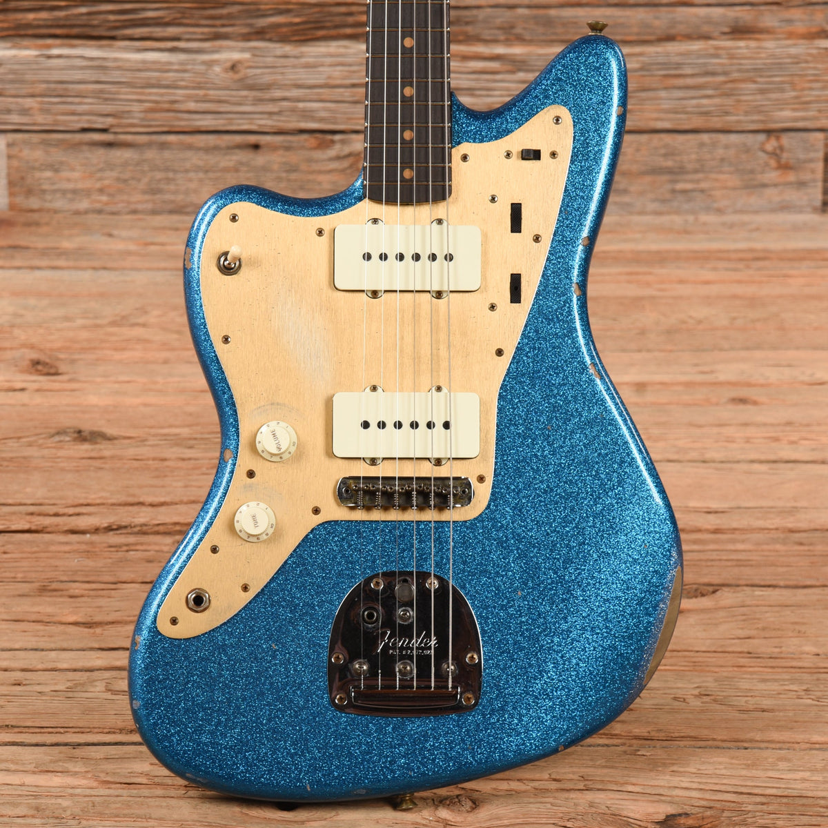 Fender Custom Shop Jazzmaster Blue Sparkle 2022 LEFTY - MusicMarket