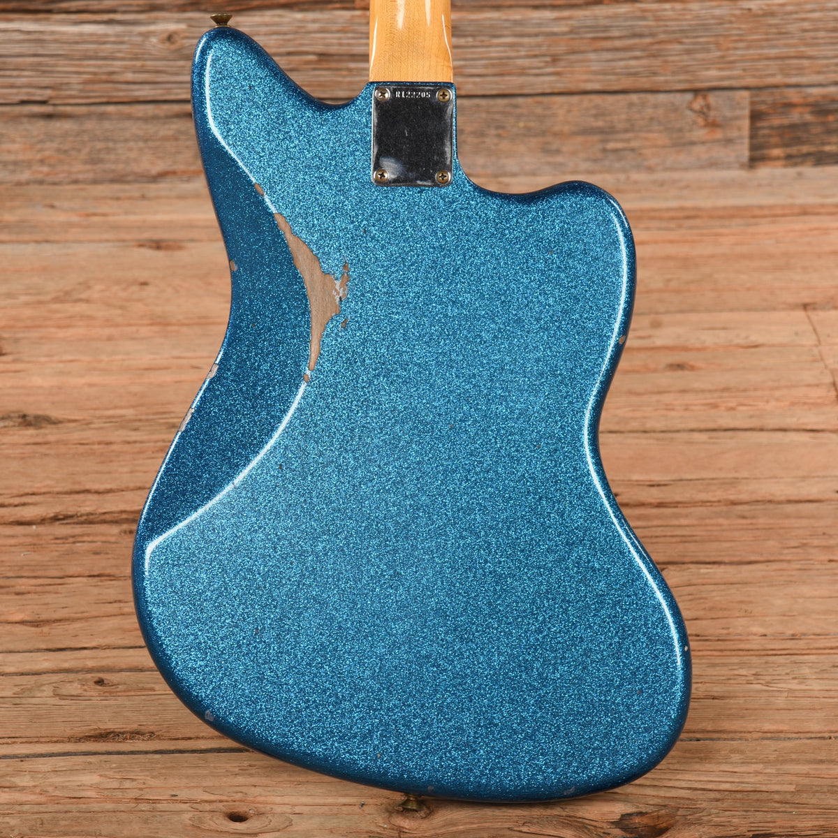 Fender Custom Shop Jazzmaster Blue Sparkle 2022 LEFTY - View 3 | MusicMarket