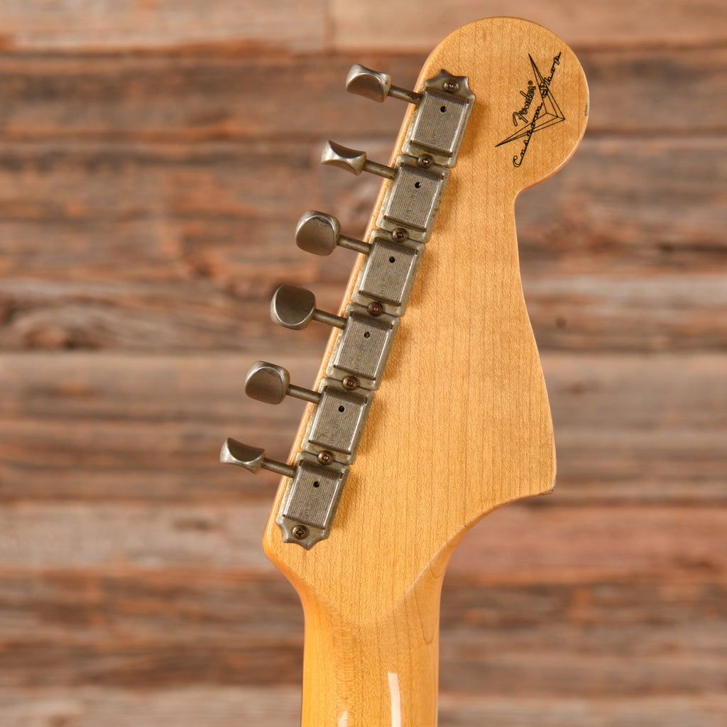 Fender Custom Shop Jazzmaster Blue Sparkle 2022 LEFTY - View 7 | MusicMarket