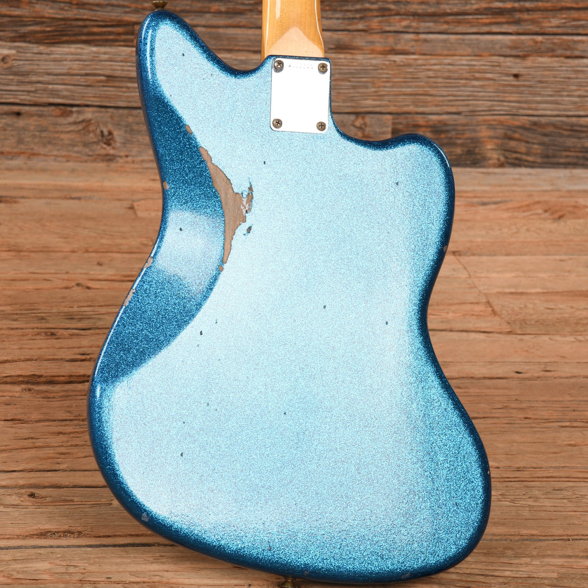 Fender Custom Shop Jazzmaster Blue Sparkle 2022 LEFTY - View 9 | MusicMarket