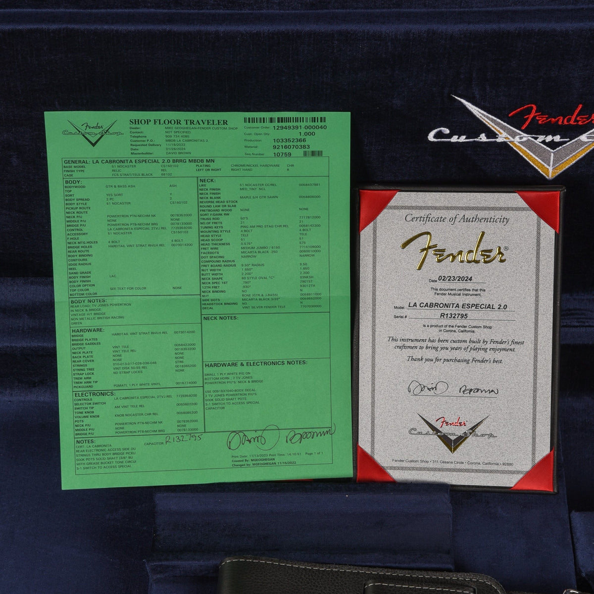 Fender Custom Shop La Cabronita Especial 2.0 Master Built by David Brown British Racing Green 2024 - View 10 |