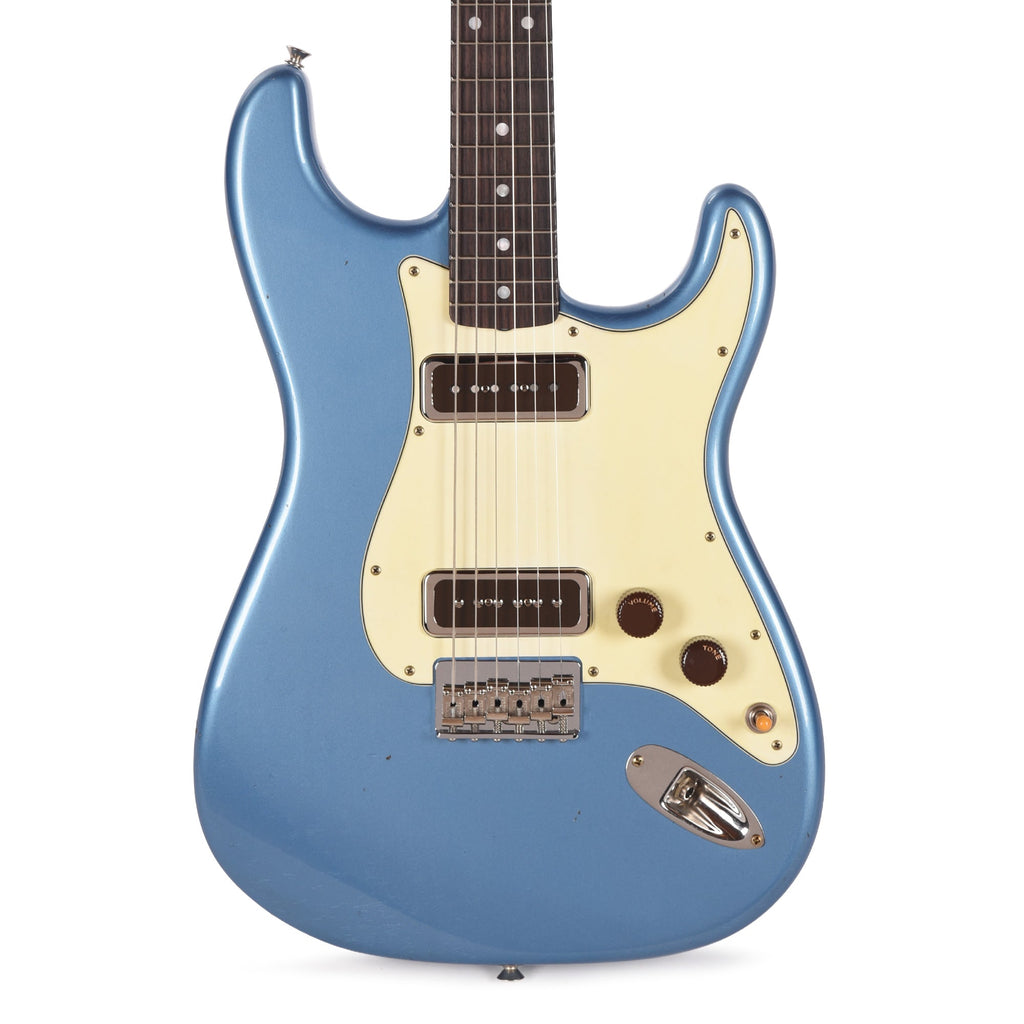 Fender Custom Shop Limited Edition Ariel Posen Stratocaster Relic Faded Lake Placid Blue - View 2 | MusicMarket