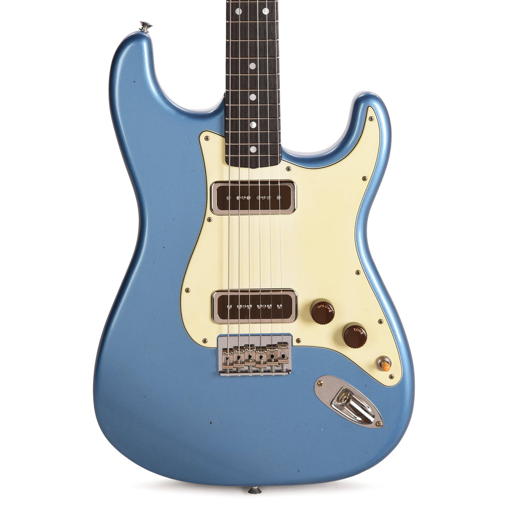 Fender Custom Shop Limited Edition Ariel Posen Stratocaster Relic Faded Lake Placid Blue - View 2 | MusicMarket