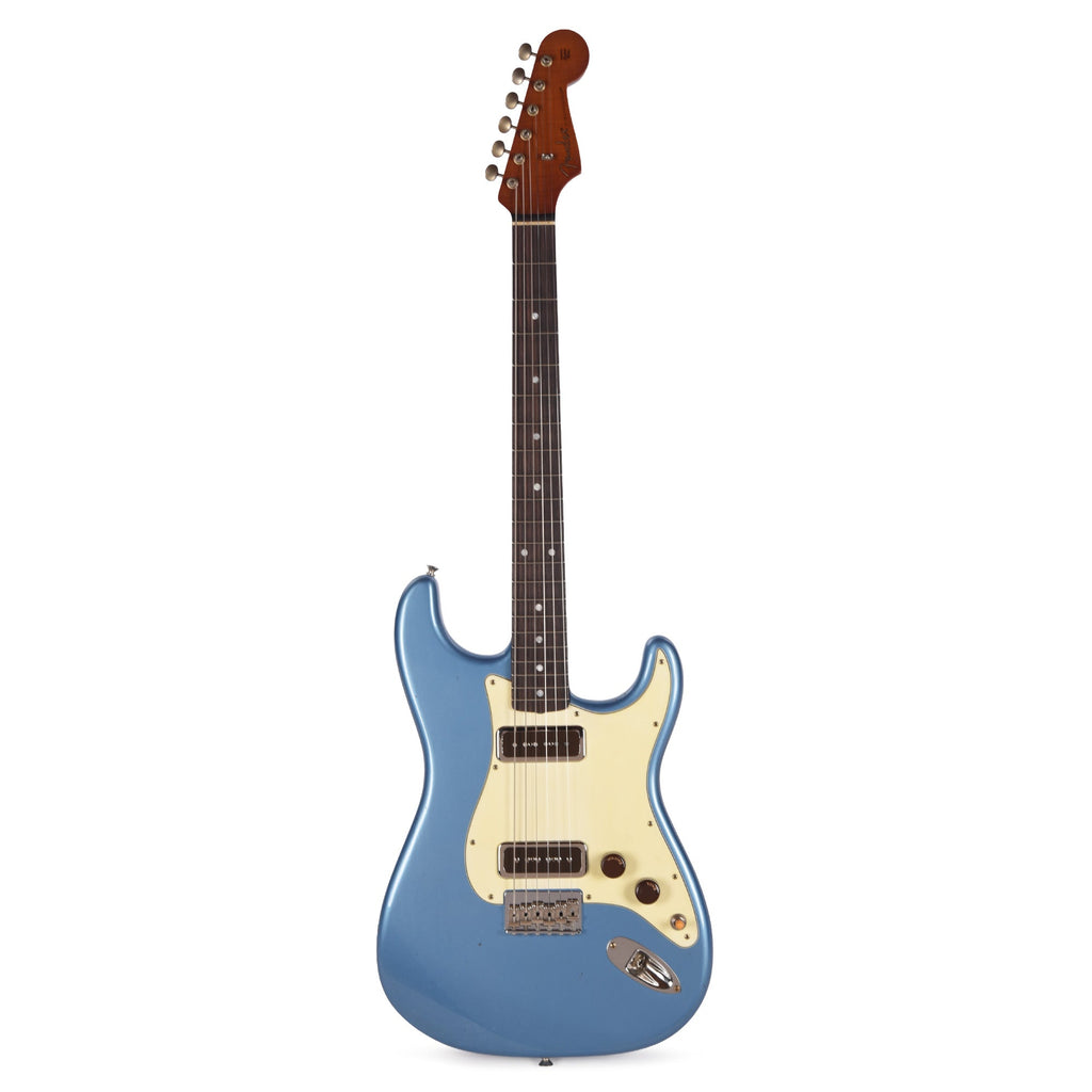 Fender Custom Shop Limited Edition Ariel Posen Stratocaster Relic Faded Lake Placid Blue - View 4 | MusicMarket