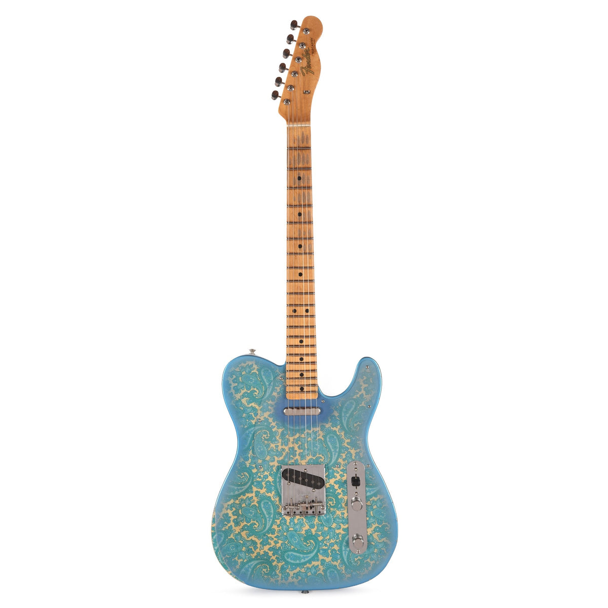Fender Custom Shop Limited Edition Brad Paisley 1967 "Lost Paisley" Telecaster Blue Paisley - View 4 | MusicMarket