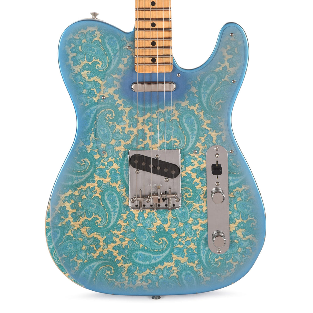 Fender Custom Shop Limited Edition Brad Paisley 1967 "Lost Paisley" Telecaster Blue Paisley - View 2 | MusicMarket