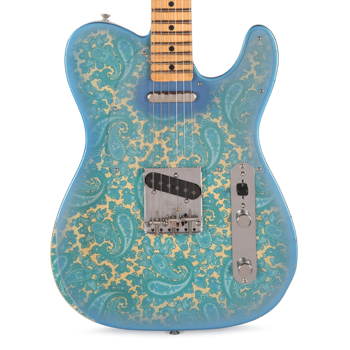 Fender Custom Shop Limited Edition Brad Paisley 1967 "Lost Paisley" Telecaster Blue Paisley - View 2 | MusicMarket