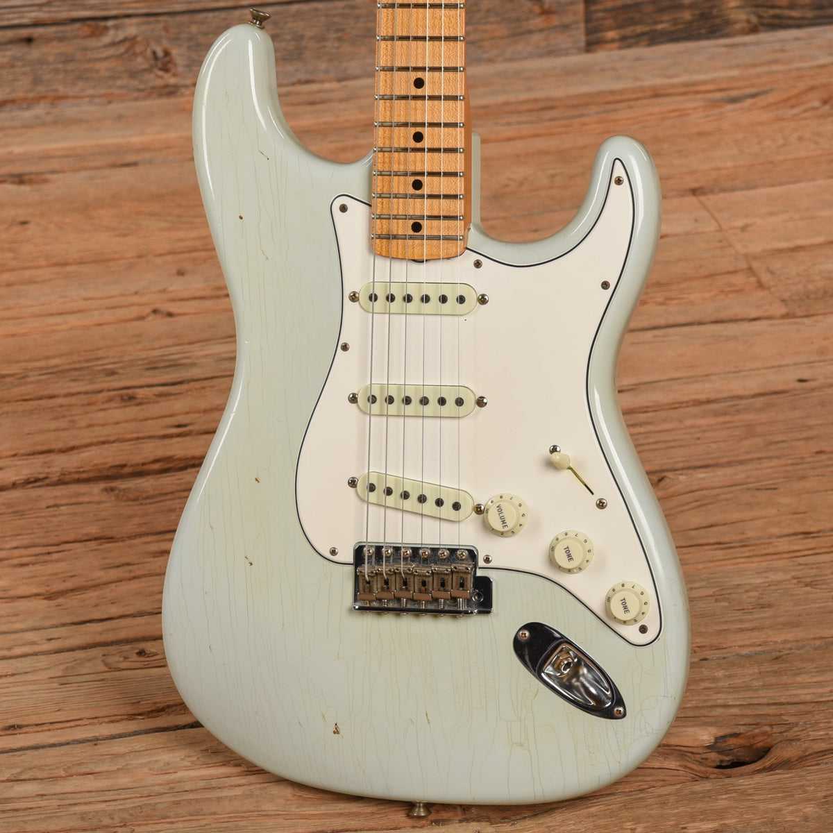 Fender Custom Shop Limited Tomatillo Stratocaster Journeyman Relic Faded Aged Sonic Blue 2018 - View 2 | MusicMarket