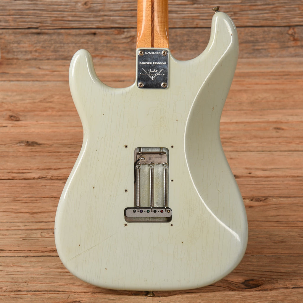 Fender Custom Shop Limited Tomatillo Stratocaster Journeyman Relic Faded Aged Sonic Blue 2018 - View 3 | MusicMarket