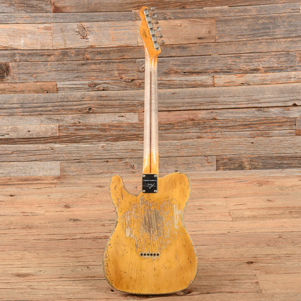 Fender Custom Shop LTD '51 Telecaster Super Heavy Relic Butterscotch Blonde 2022 - View 5 | MusicMarket