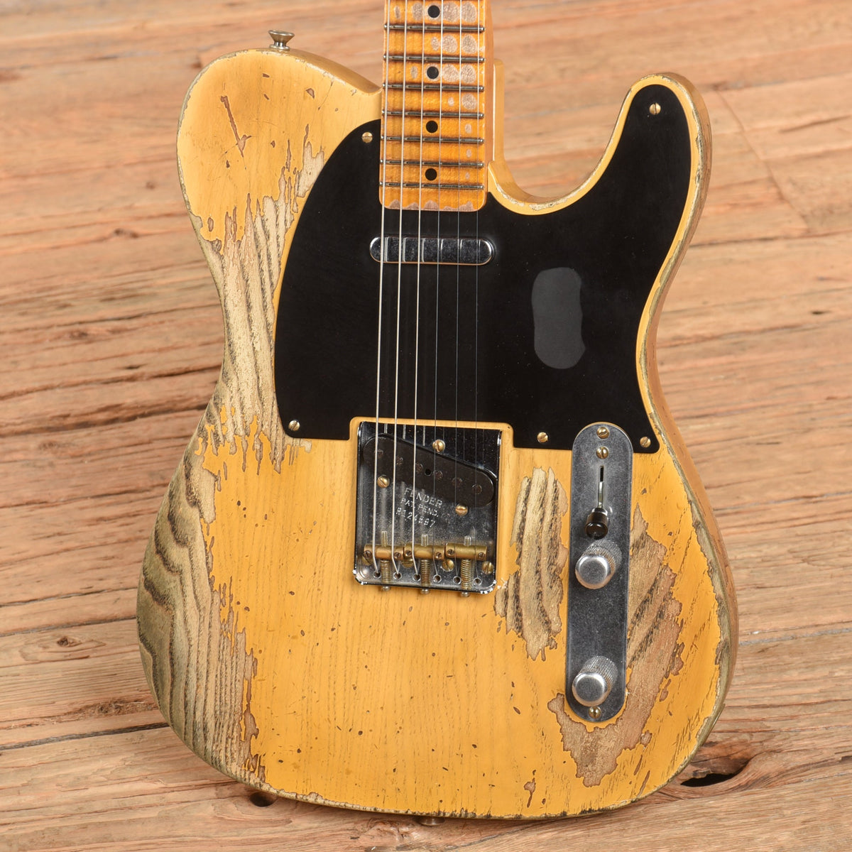 Fender Custom Shop LTD '51 Telecaster Super Heavy Relic Butterscotch Blonde 2022 - View 2 | MusicMarket