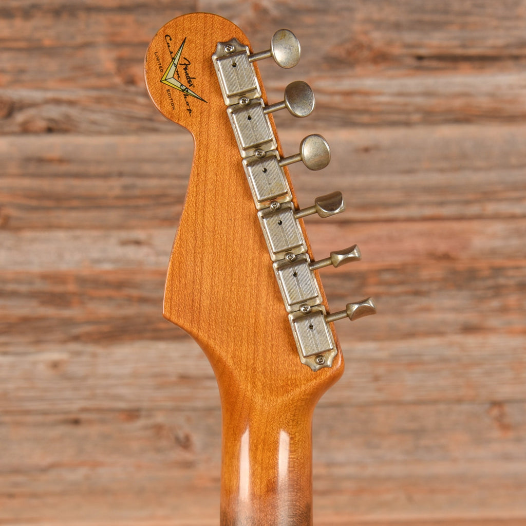 Fender Custom Shop LTD '63 Stratocaster Relic Aged Sherwood Metallic 2023 - View 7 | MusicMarket
