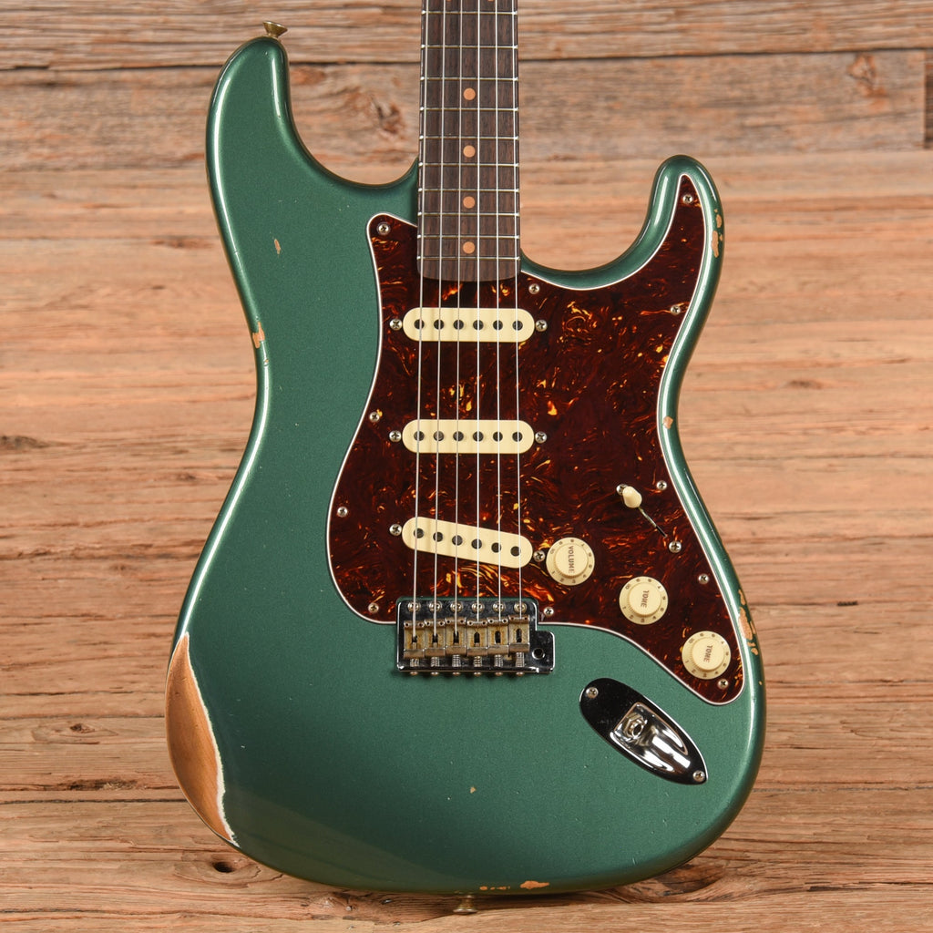 Fender Custom Shop LTD '63 Stratocaster Relic Aged Sherwood Metallic 2023 - MusicMarket