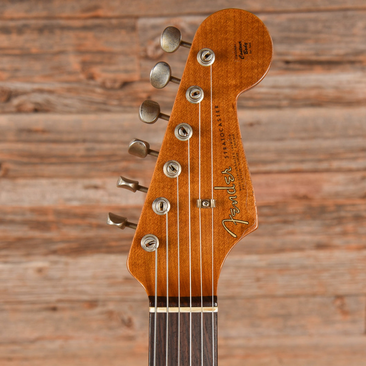 Fender Custom Shop LTD '63 Stratocaster Relic Aged Sherwood Metallic 2023 - View 6 | MusicMarket