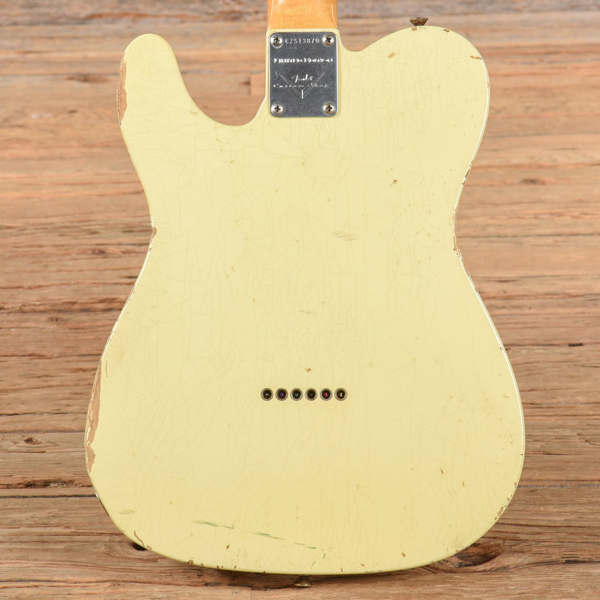 Fender Custom Shop LTD '64 Telecaster Relic Aged White 2009 - View 3 | MusicMarket