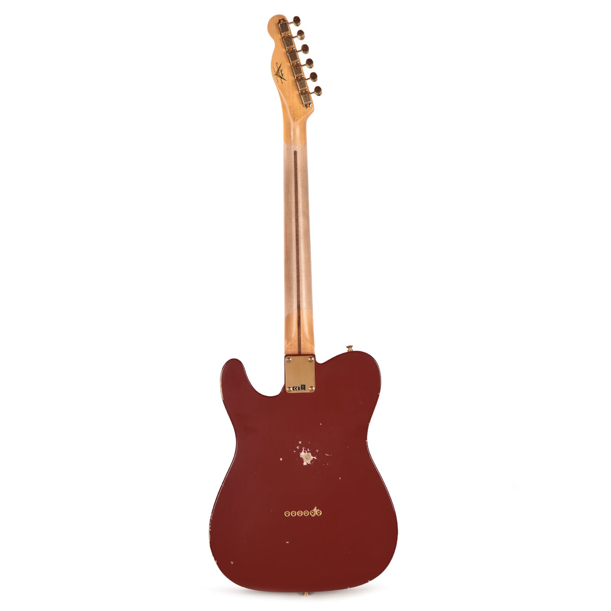 Fender Custom Shop LTD Hotshot Telecaster Relic Aged Cimmaron Red - View 5 | MusicMarket
