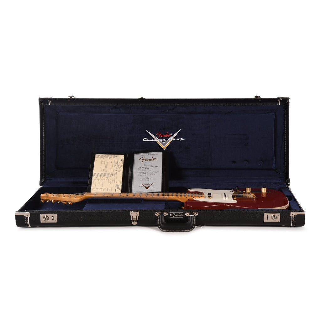 Fender Custom Shop LTD Hotshot Telecaster Relic Aged Cimmaron Red - View 8 | MusicMarket