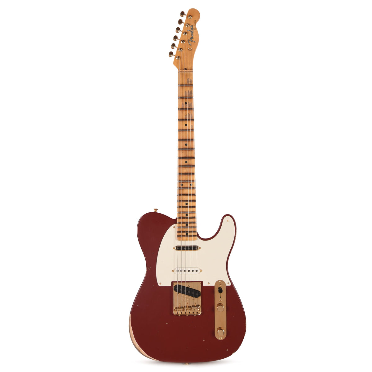 Fender Custom Shop LTD Hotshot Telecaster Relic Aged Cimmaron Red - View 4 | MusicMarket