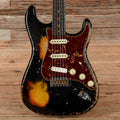 Fender Custom Shop LTD Roasted 61 Stratocaster Super Heavy Relic Black Over 3-Tone Sunburst 2023 - MusicMarket