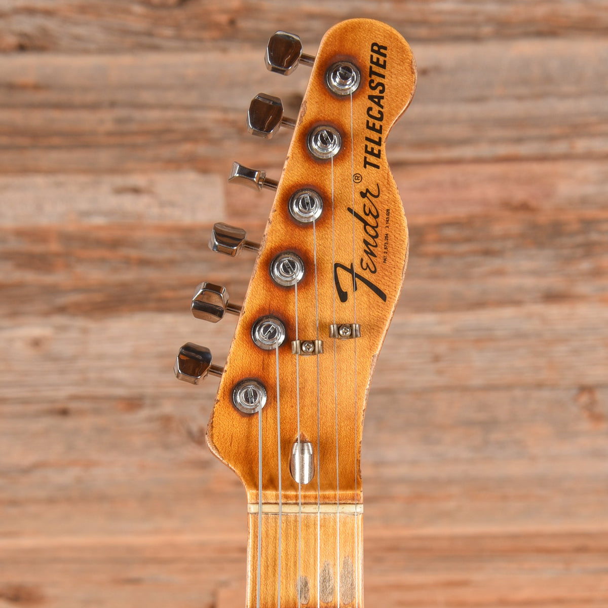 Fender Custom Shop LTD Telecaster Custom Super Heavy Relic Aged Firemist Silver with Aged Candy Tangerine Burst