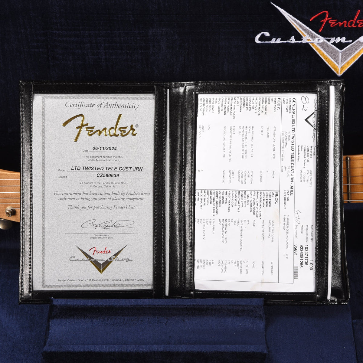 Fender Custom Shop LTD Twisted Telecaster Custom Journeyman Relic Aged HLE Gold - View 10 | MusicMarket