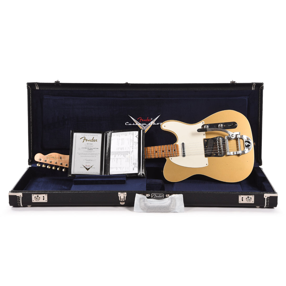 Fender Custom Shop LTD Twisted Telecaster Custom Journeyman Relic Aged HLE Gold - View 9 | MusicMarket