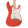 Fender Custom Shop NAMM Limited Edition 1958 Compound Radius Stratocaster Time Capsule Aged Fiesta Red - MusicMarket