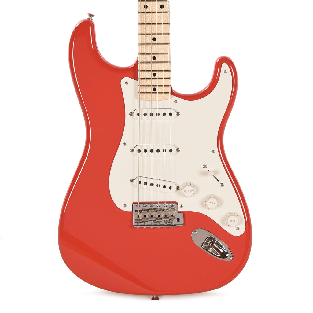 Fender Custom Shop NAMM Limited Edition 1958 Compound Radius Stratocaster Time Capsule Aged Fiesta Red - View 2 |