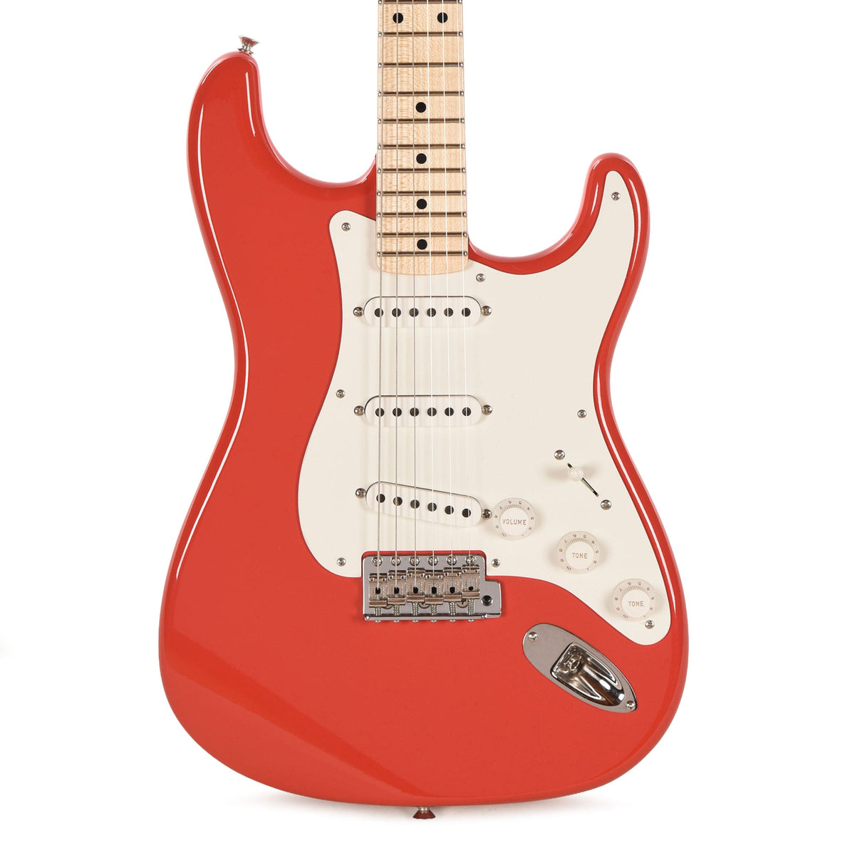 Fender Custom Shop NAMM Limited Edition 1958 Compound Radius Stratocaster Time Capsule Aged Fiesta Red - View 2 |