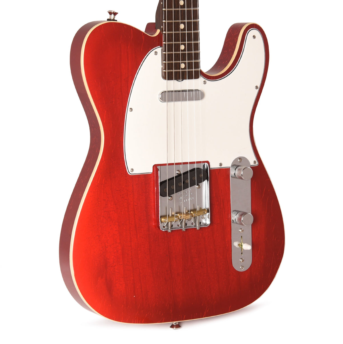 Fender Custom Shop Postmodern Telecaster Deluxe Closet Classic Aged Crimson Burst - MusicMarket
