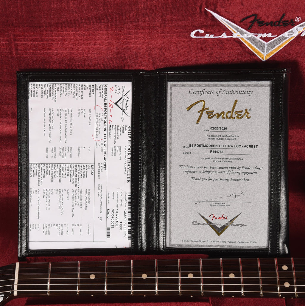 Fender Custom Shop Postmodern Telecaster Deluxe Closet Classic Aged Crimson Burst - View 9 | MusicMarket
