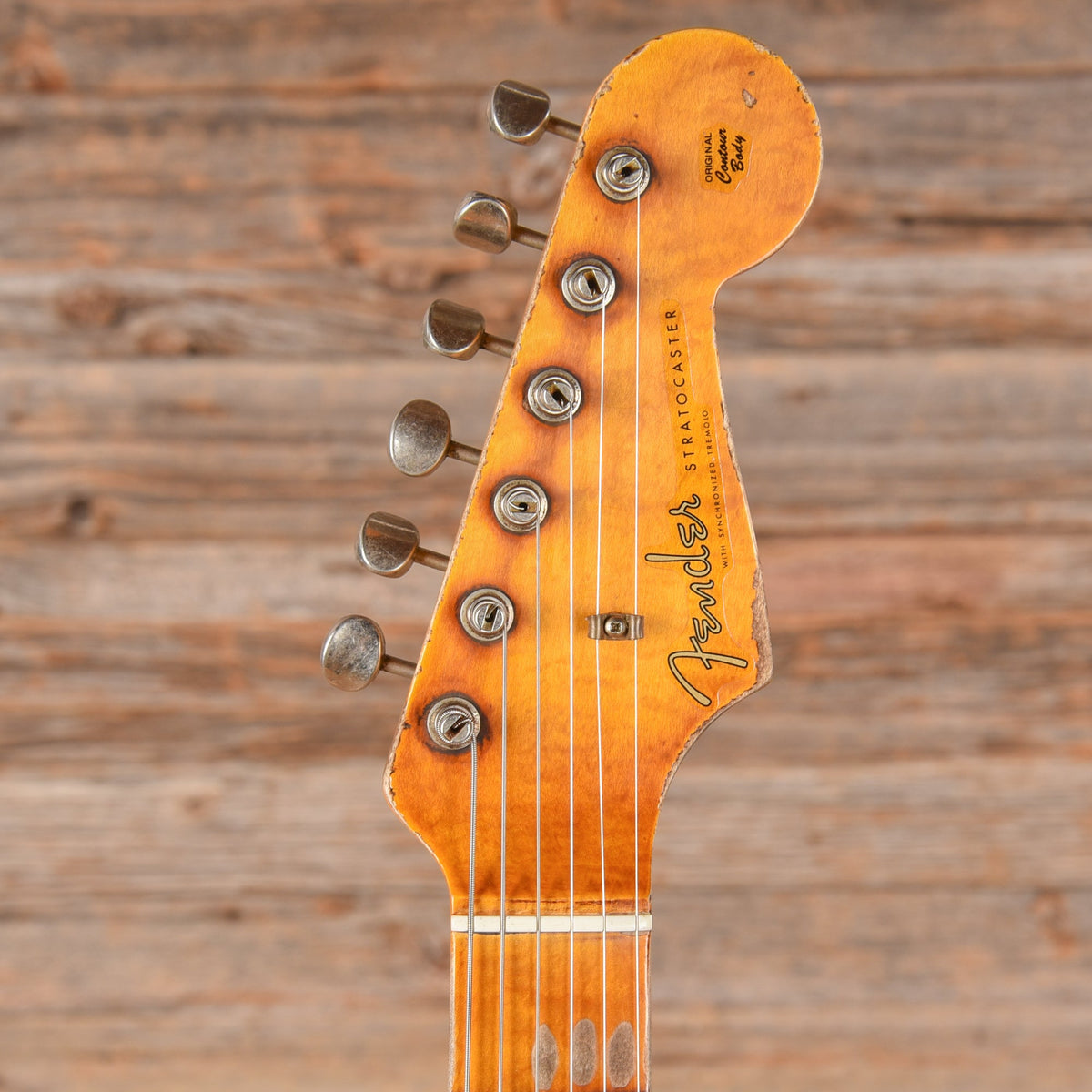 Fender Custom Shop Red Hot Stratocaster Super Heavy Relic Aged Faded Shell Pink 2023 - View 6 | MusicMarket