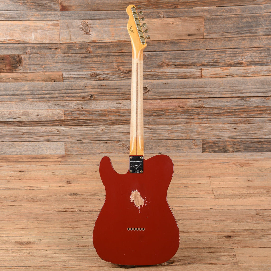 Fender Custom Shop Reverse 50's Telecaster Relic Crimson Red 2024 - View 5 | MusicMarket