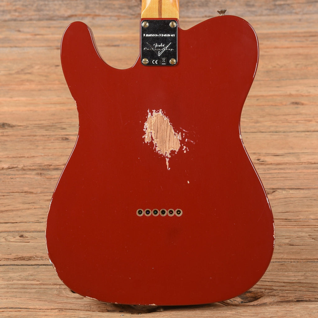 Fender Custom Shop Reverse 50's Telecaster Relic Crimson Red 2024 - View 3 | MusicMarket
