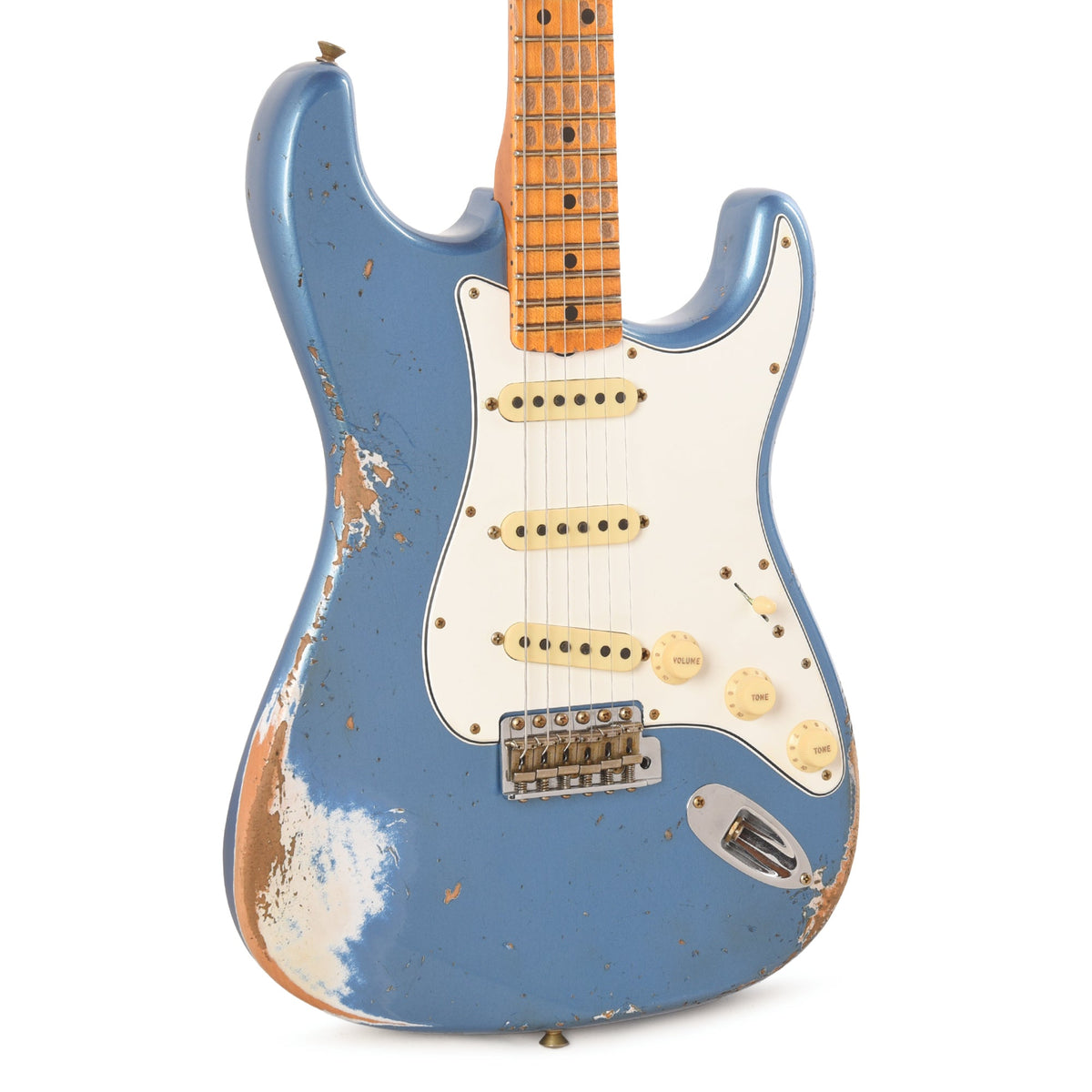 Fender Custom Shop Special Run 1969 Stratocaster Heavy Relic Aged Lake Placid Blue - MusicMarket