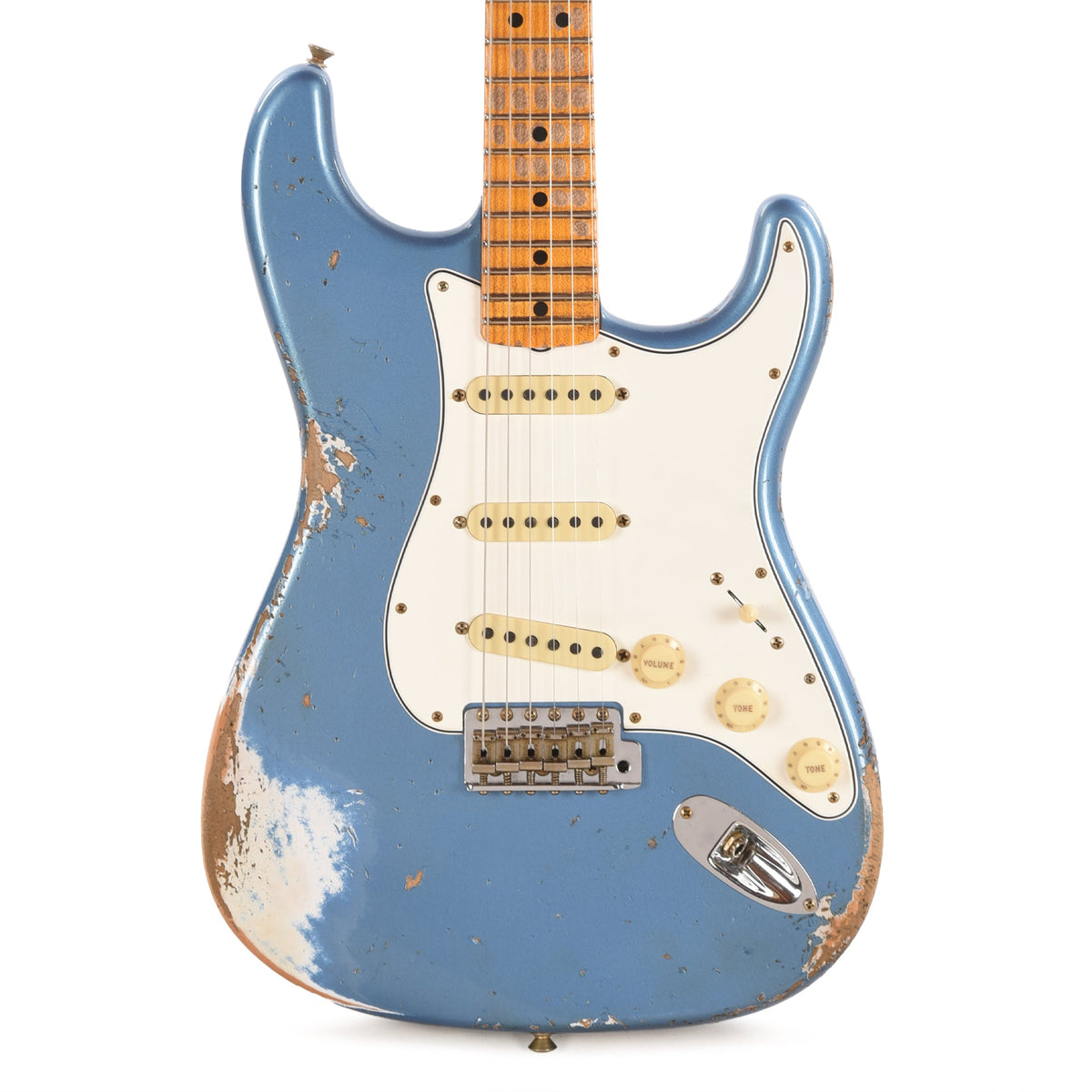 Fender Custom Shop Special Run 1969 Stratocaster Heavy Relic Aged Lake Placid Blue - View 2 | MusicMarket