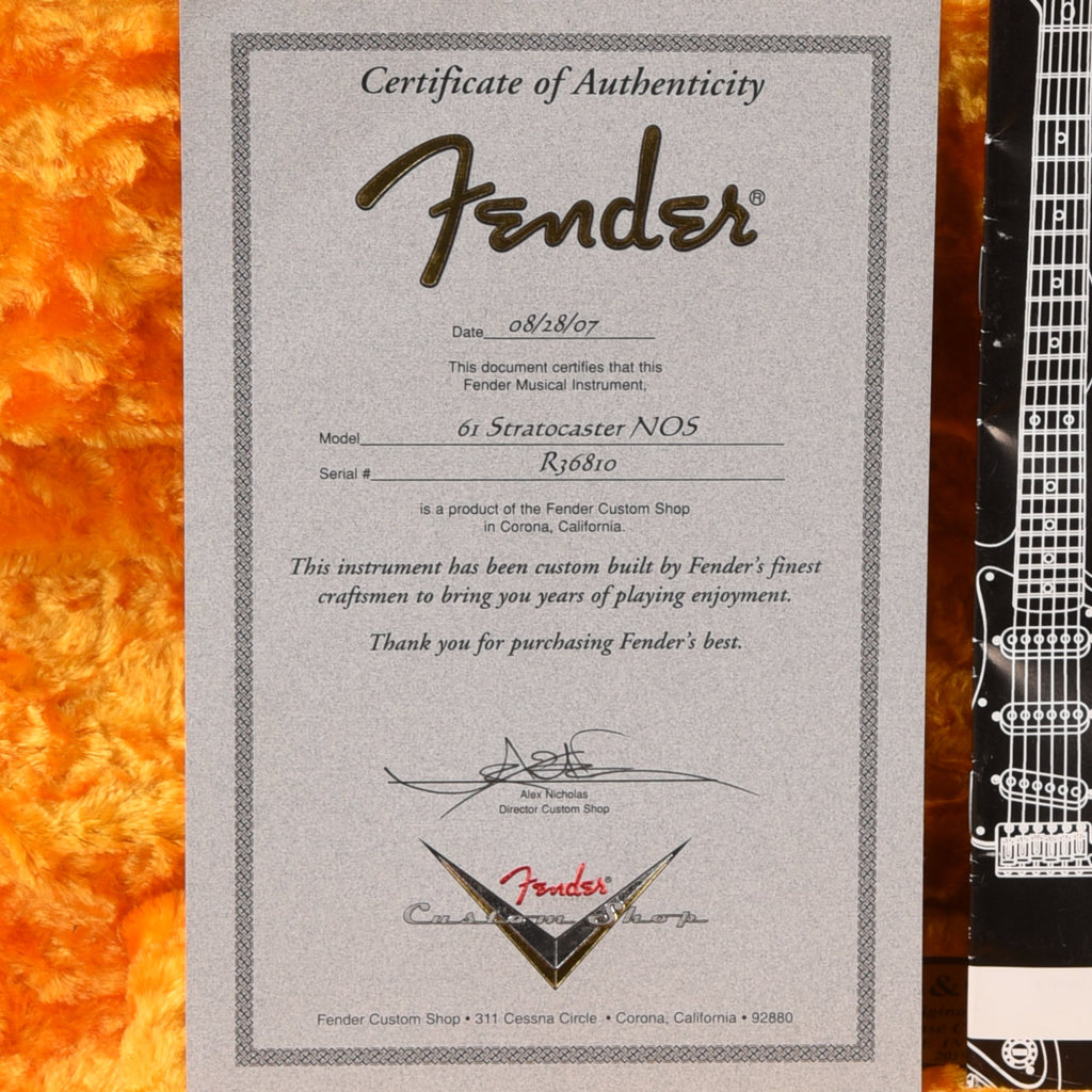 Fender Custom Shop Stratocaster 2007 LEFTY - View 10 | MusicMarket