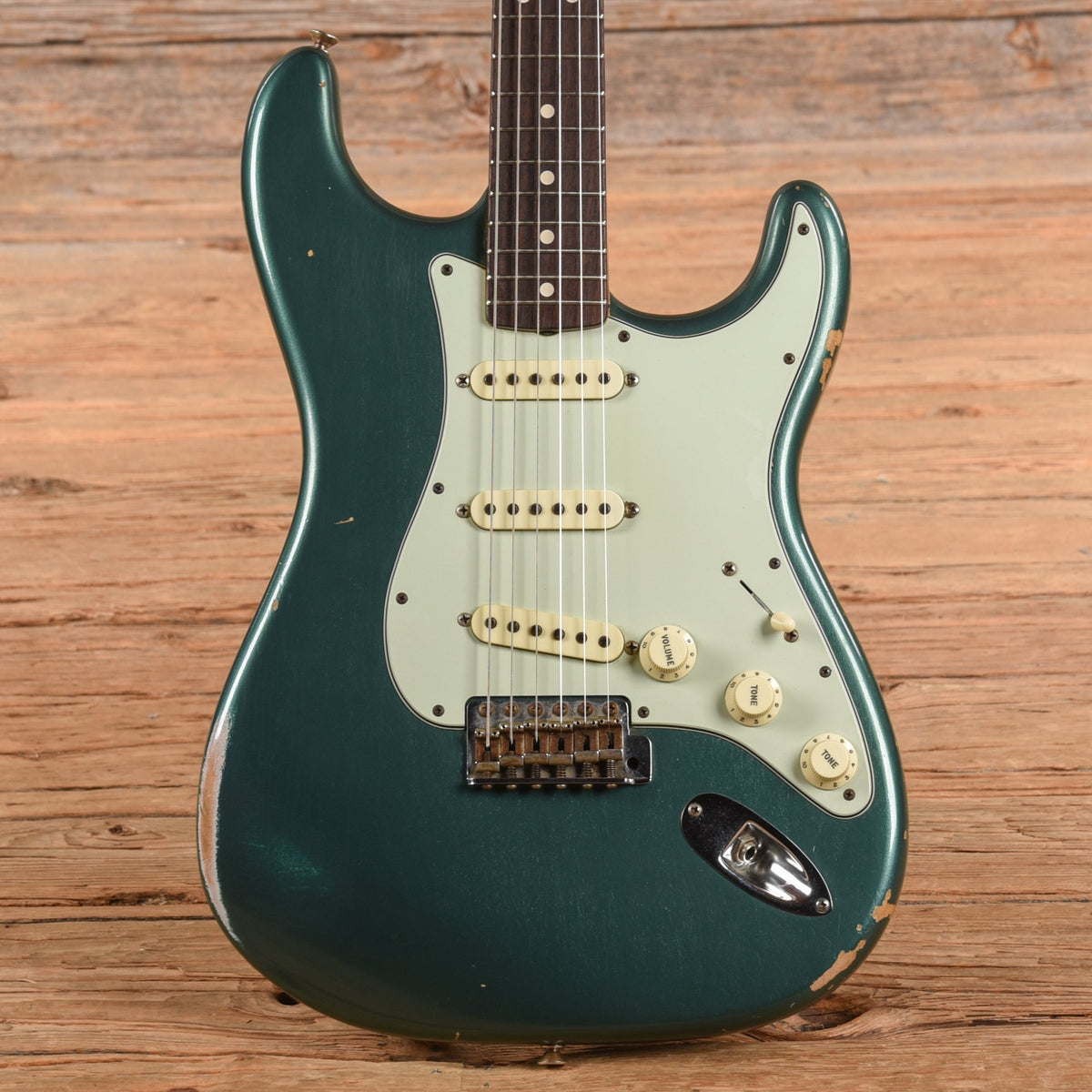 Fender Custom Shop Stratocaster Sherwood Green Metallic 2015 - MusicMarket