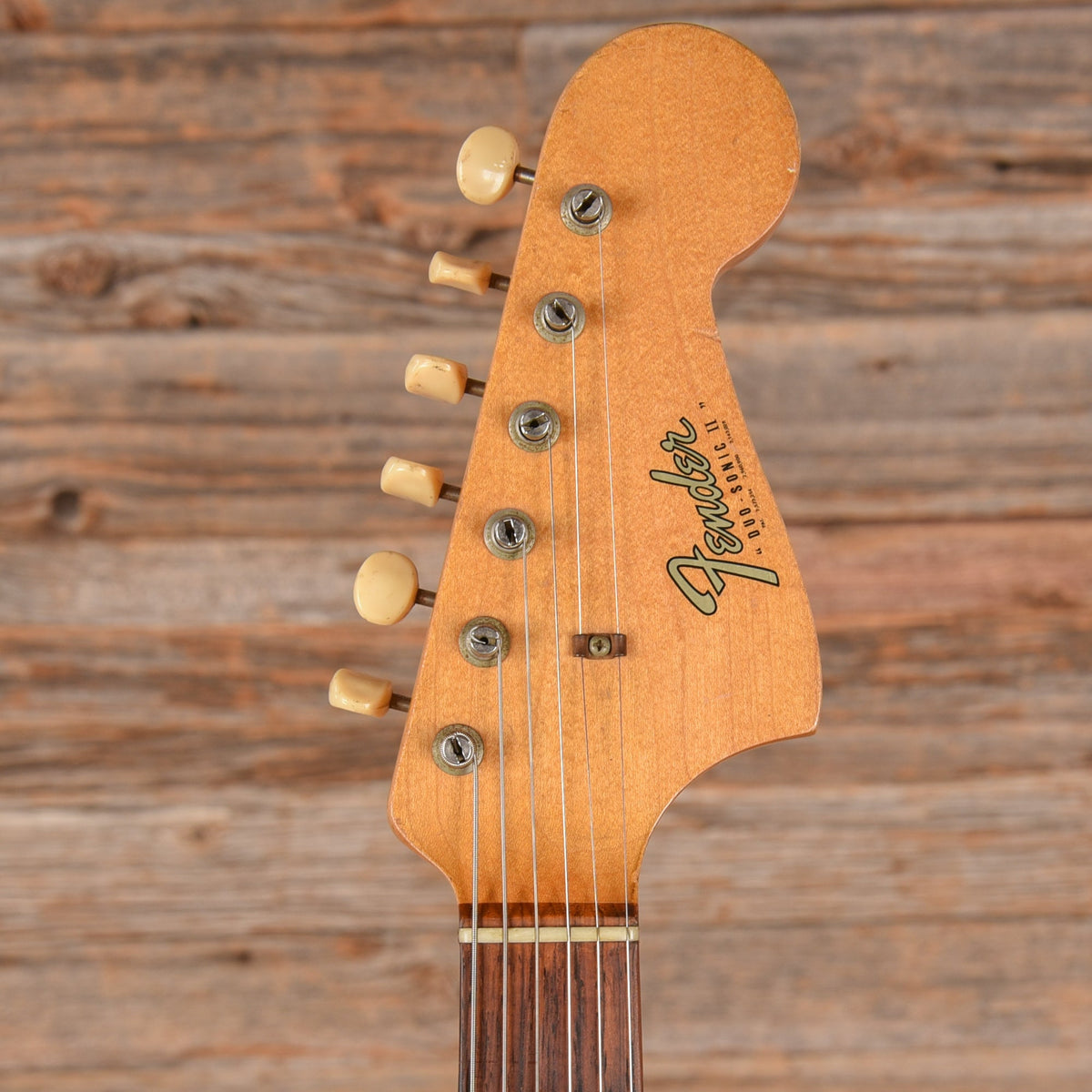 Fender Duo-Sonic II Sonic Blue Refin 1965 - View 6 | MusicMarket