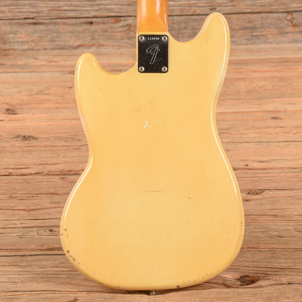 Fender Duosonic II Blonde 1966 - View 3 | MusicMarket