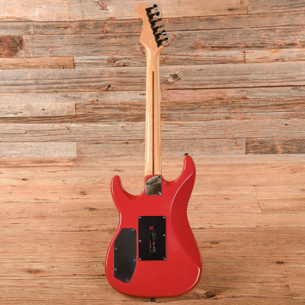 Fender HM Strat Razz Berry 1989 - View 5 | MusicMarket