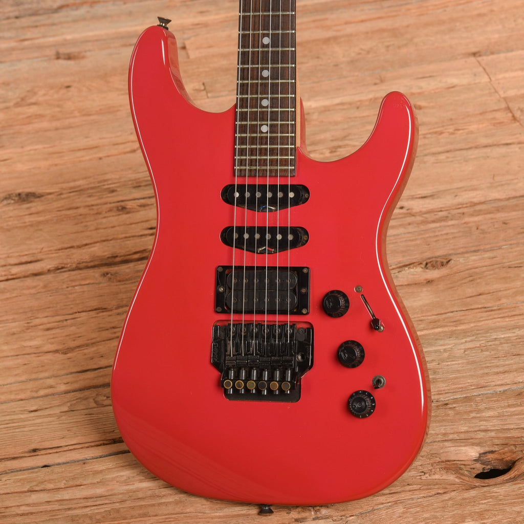 Fender HM Strat Razz Berry 1989 - View 2 | MusicMarket