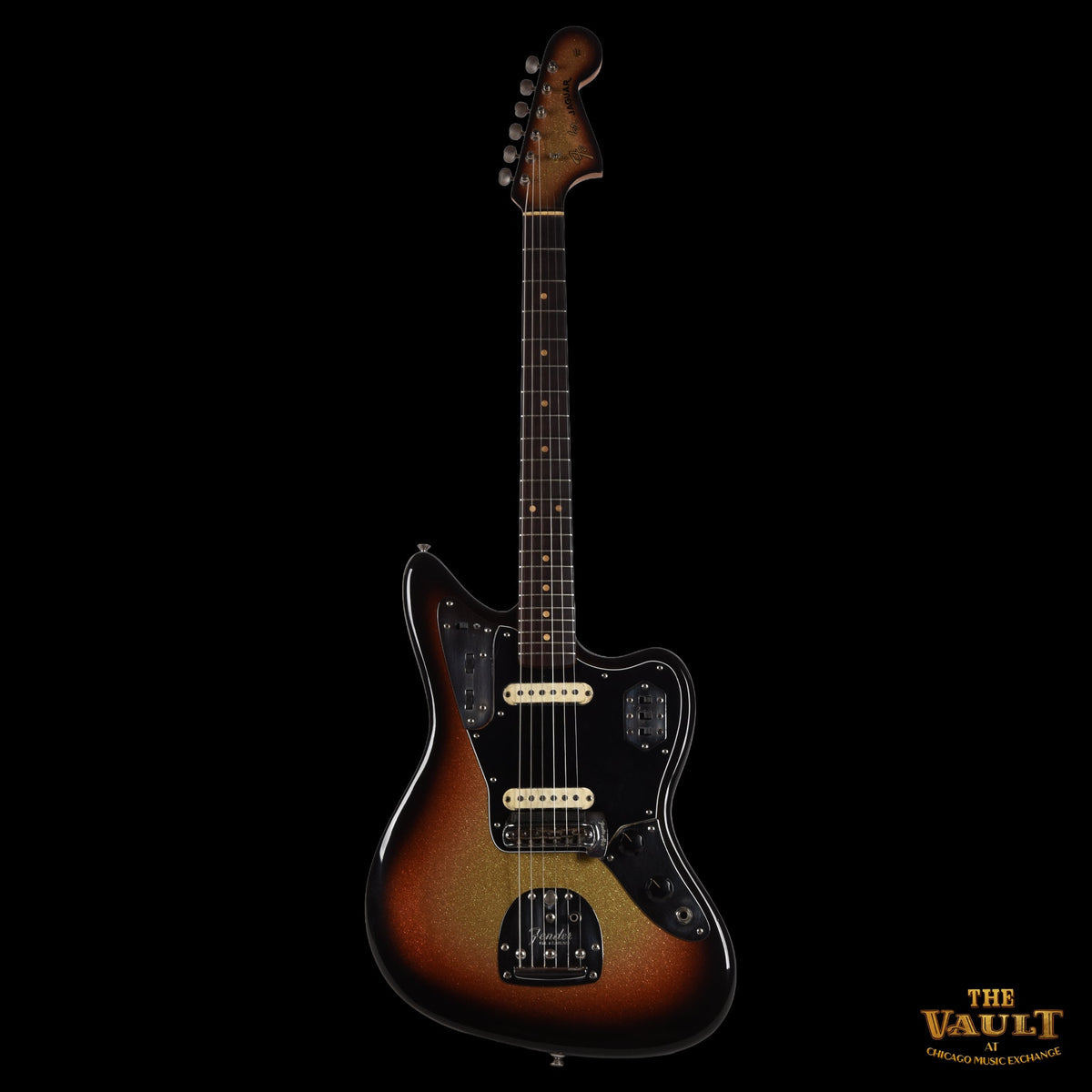 Fender Jaguar Golden Sunburst Metallic Refin 1964 - View 4 | MusicMarket