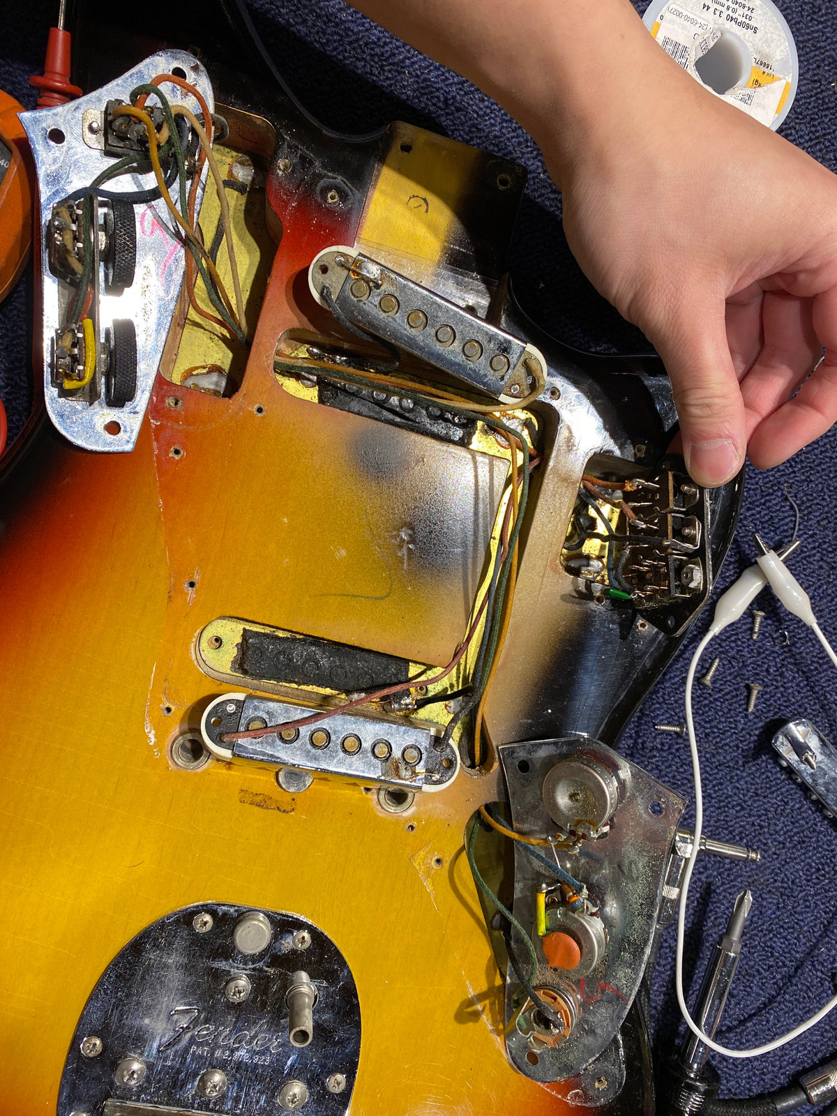 Fender Jaguar Sunburst 1965 - View 10 | MusicMarket